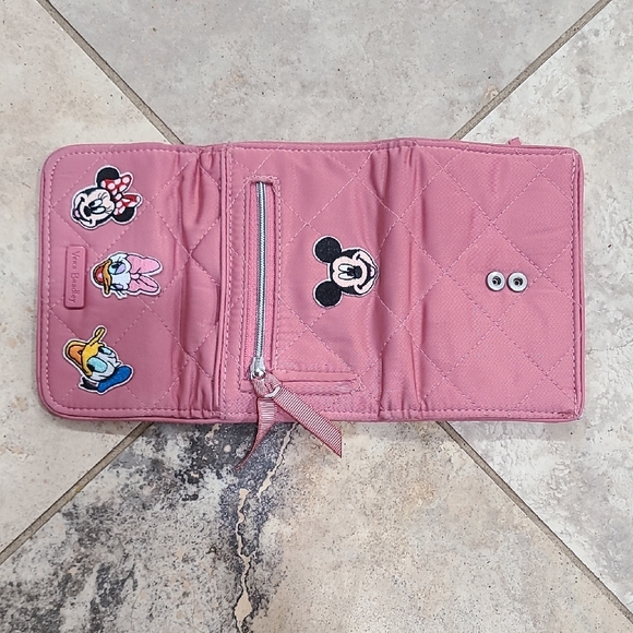 Vera Bradley Pink Quilted Wallet with Disney Characters - Picture 8 of 14